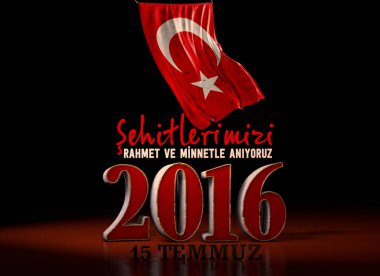2016, Türk Bayrağı, Türkiye - Türkiye Arkaplan Tasarımı