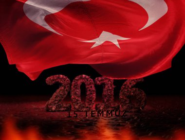 2016, Türk Bayrağı, Türkiye - Türkiye Arkaplan Tasarımı