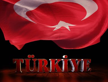 Türk Bayrağı, Türkiye - Türkiye Arkaplan Tasarımı