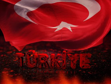 Türk Bayrağı, Türkiye - Türkiye Arkaplan Tasarımı