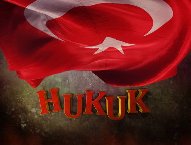 Hukuk, Türk Bayrağı, Türkiye - Türkiye Arkaplan Tasarımı