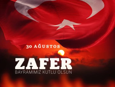 Türk Bayrağı, 30 Ağustos Zafer Günü - Türkiye Arkaplan Tasarımı