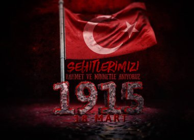 1915, Türk Bayrağı, Türkiye - Türkiye Arkaplan Tasarımı