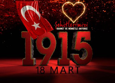 1915, Türk Bayrağı, Türkiye - Türkiye Arkaplan Tasarımı