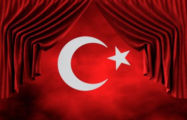 Turkish Flag, Turkey - Turkey Background Design clipart