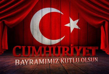 Cumhuriyet Günü, Türkiye Bayrağı - Türkiye Arkaplan Tasarımı