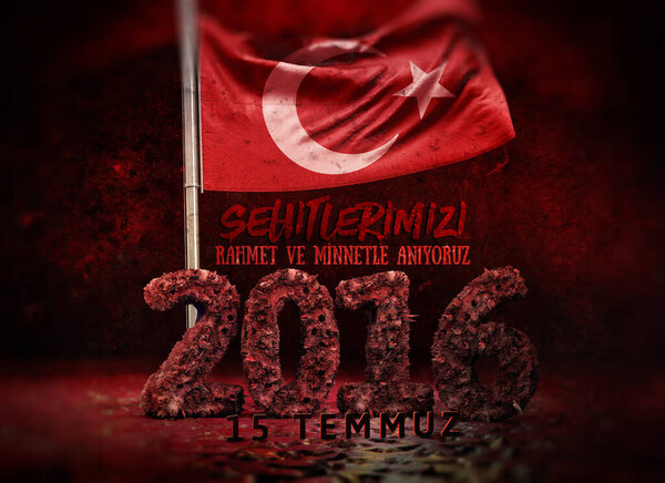 2016, 15 july, Turkish Flag, Turkey - Turkey Background Design