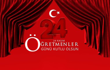 Öğretmenler Günü, Türk Bayrağı - Türkiye Arkaplan Tasarımı