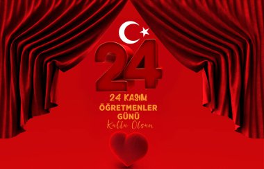 Öğretmenler Günü, Türk Bayrağı - Türkiye Arkaplan Tasarımı