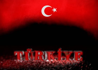 Türk Bayrağı, Türkiye - Türkiye Arkaplan Tasarımı