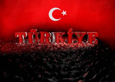 Türk Bayrağı, Türkiye - Türkiye Arkaplan Tasarımı