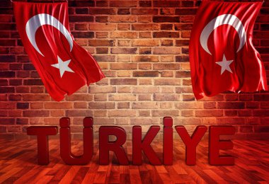 Türk Bayrağı, Türkiye - Türkiye Arkaplan Tasarımı