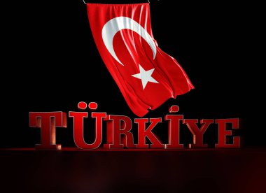Türk Bayrağı, Türkiye - Türkiye Arkaplan Tasarımı
