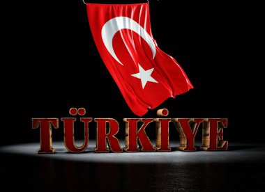 Türk Bayrağı, Türkiye - Türkiye Arkaplan Tasarımı
