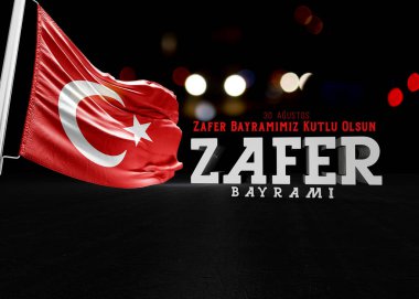 Türk Bayrağı, 30 Ağustos Zafer Günü - Türkiye Arkaplan Tasarımı