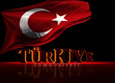 Türk Bayrağı, Türkiye - Türkiye Arkaplan Tasarımı