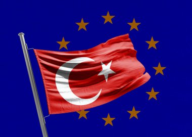 Avrupa Birliği, Türk Bayrağı, Türkiye - Türkiye Arkaplan Tasarımı