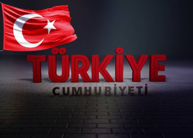 Türk Bayrağı, Türkiye - Türkiye Arkaplan Tasarımı