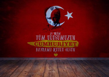 Cumhuriyet Günü, Türkiye Bayrağı - Türkiye Arkaplan Tasarımı