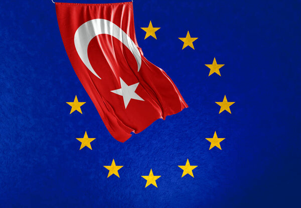 European Union, Turkish Flag, Turkey - Turkey Background Design
