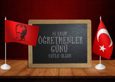 Öğretmenler Günü, Türk Bayrağı - Türkiye Arkaplan Tasarımı