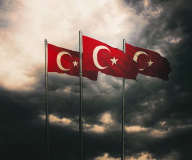 Türk Bayrağı, Türkiye - Türkiye Arkaplan Tasarımı