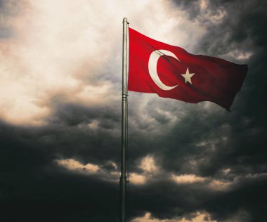 Türk Bayrağı, Türkiye - Türkiye Arkaplan Tasarımı