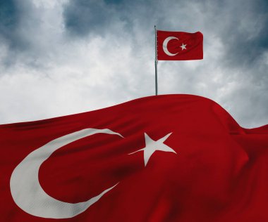 Türk Bayrağı, Türkiye - Türkiye Arkaplan Tasarımı