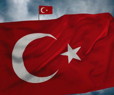 Türk Bayrağı, Türkiye - Türkiye Arkaplan Tasarımı