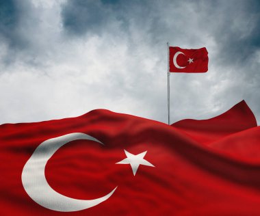 Türk Bayrağı, Türkiye - Türkiye Arkaplan Tasarımı