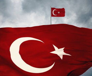 Türk Bayrağı, Türkiye - Türkiye Arkaplan Tasarımı