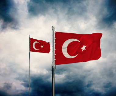 Türk Bayrağı, Türkiye - Türkiye Arkaplan Tasarımı