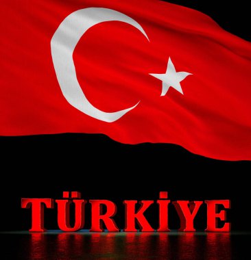 Türk Bayrağı, Türkiye - Türkiye Arkaplan Tasarımı