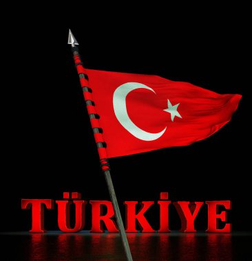 Türk Bayrağı, Türkiye - Türkiye Arkaplan Tasarımı