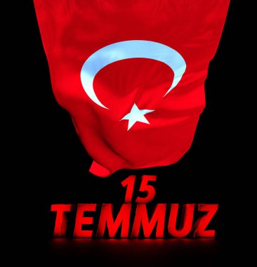 T15 Temmuz, Urkish Flag, Türkiye - Türkiye Arkaplan Tasarımı