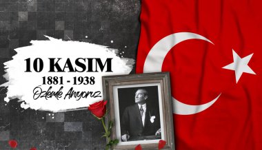 Atatürk, 10 Kasım, Türk Bayrağı, Türkiye - Türkiye Arkaplan Tasarımı