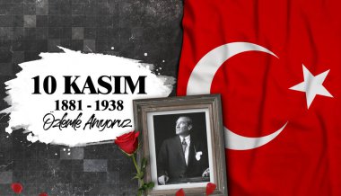 Ataturk, 10 kasim, Turkish Flag, Turkey - Turkey Background Design clipart
