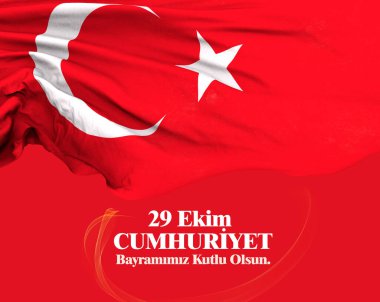 Cumhuriyet Günü, Türkiye Bayrağı - Türkiye Arkaplan Tasarımı
