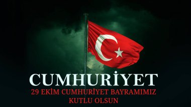 Cumhuriyet Günü, Türkiye Bayrağı - Türkiye Arkaplan Tasarımı