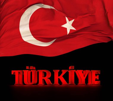 Türk Bayrağı, Türkiye - Türkiye Arkaplan Tasarımı