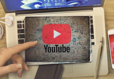 Youtube Arkaplanı, Youtube Logo Görsel Tasarımı