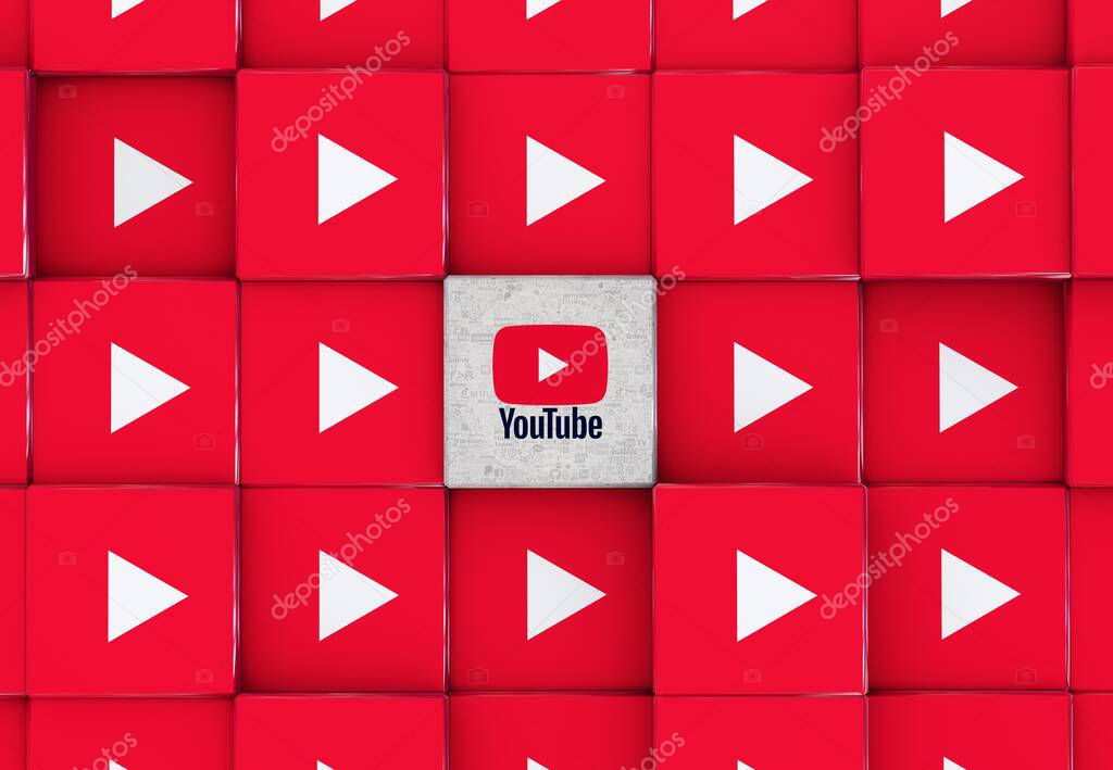 Youtube Background, Youtube Logo Visual Design