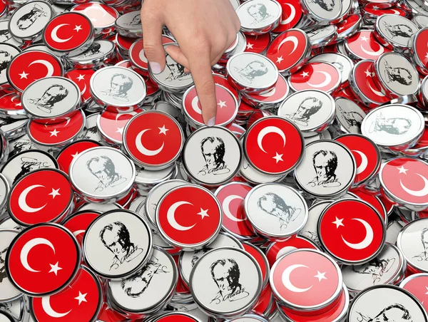 Туреччина Мустафа Кемаль Ататюрк — стокове фото
