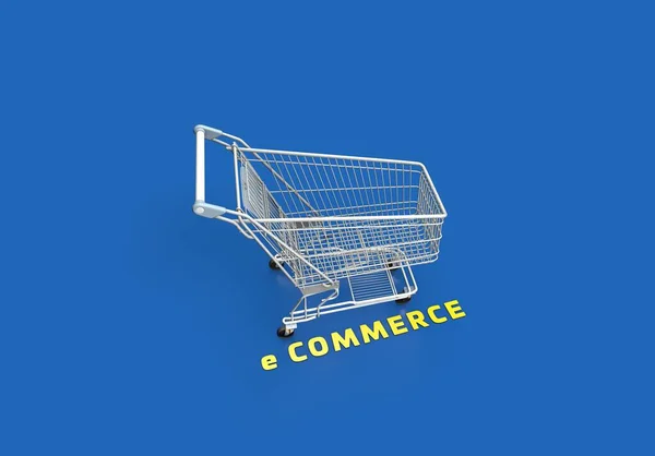 Commerce Koszyk Rynkowy Wizerunek Commerce — Zdjęcie stockowe