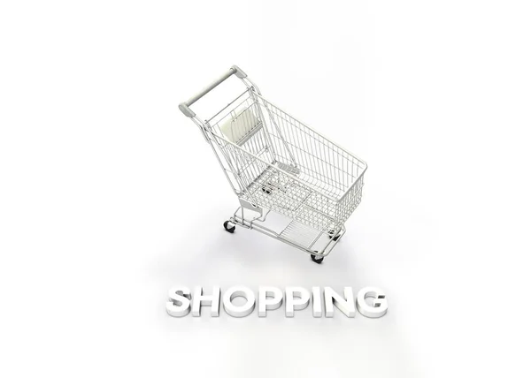 Commerce Market Cart Commerce Image — Stock Photo, Image