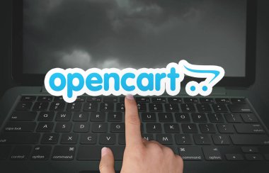 opencart , social media background
