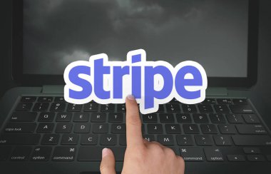 stripe, social media background