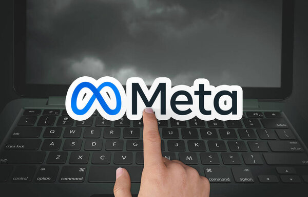 Meta Platforms, social media background