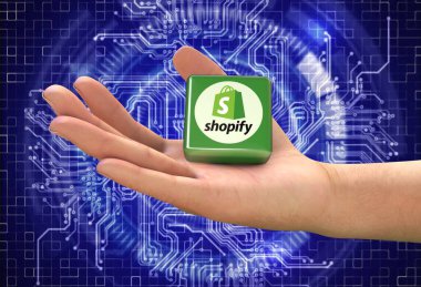 Shopify, social media icon