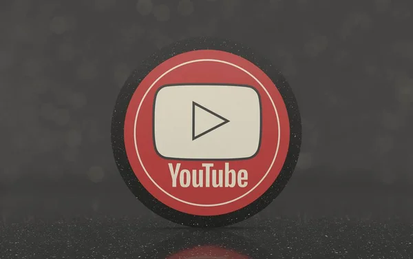 Fundo Youtube Youtube Design — Fotografia de Stock